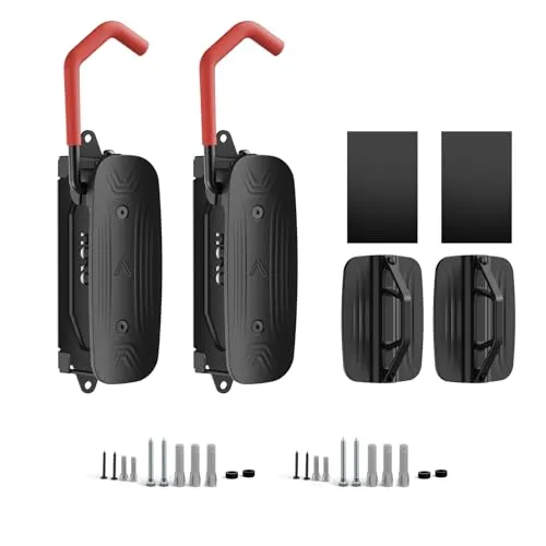 HOKO-VELO 30 Fahrradhalterung 2er Set - Fahrradhalter- & -ständer, platzsparend und stabil, ideal für Mountainbikes und Rennräder, belastbar bis 30 kg, mit seitlich schwenkbarem Design für effiziente Raumnutzung.