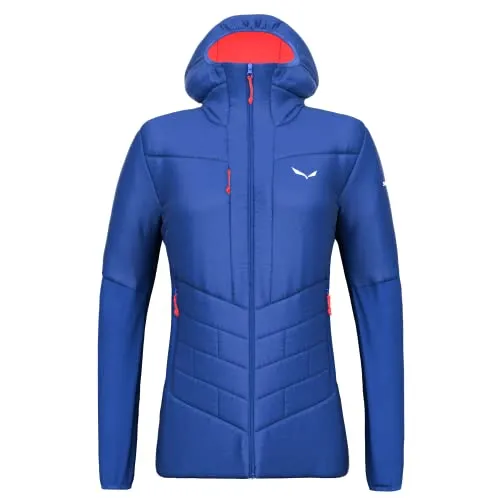 SALEWA Damen Ortles Hybrid Twr W Jkt - Hochwertige Outdoorjacke - Salewa Outdoorbekleidung, vielseitige Hybridjacke für Damen, ideal für alle Jahreszeiten und gefertigt aus hochwertigen, leistungsstarken Materialien.