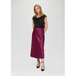 s.Oliver BLACK LABEL Satinrock in Satin Optik in pink von s.Oliver