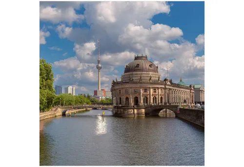 Wallario Möbelfolie Blick auf Berlin