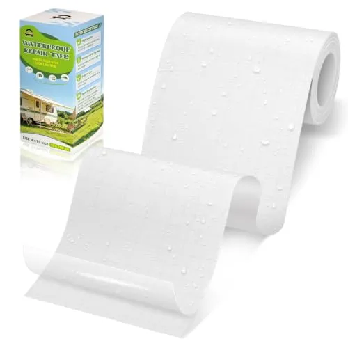 OAZ Zelt Reparaturset Selbstklebend – 10x200 cm Wasserdichtes Klebeband für vielseitige Anwendungen