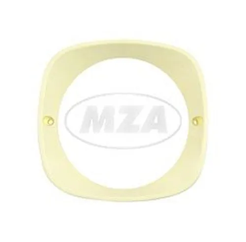 Blendrahmen zum Scheinwerfer - Lampenring - elfenbein - Simson  KR51......