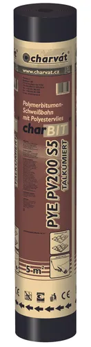 Schweißbahn PYE PV 200 S5 talkumiert 5 m² Rolle Bitumen-Schweissbahn PV200 S5