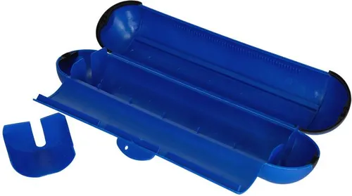 Carbest Kabelsafe mit Schloss für CEE-Stecker, blau