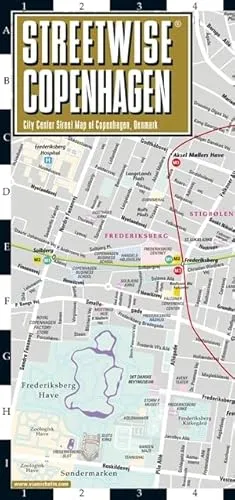 Streetwise Copenhagen Map: City Center Street Map of Copenhagen, Denmark (Michelin Maps)