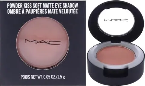 Mac Powder Kiss Soft Matte Eye Shadow My Tweedy 873393 - Beauty: Langanhaltender, wasserresistenter Lidschatten mit cremiger Textur und Soft-Focus Effekt für strahlende Augen.