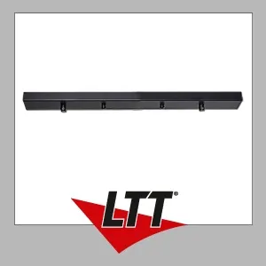 ISOLED Deckenbaldachin LANG für 2-Fachabhängung, schwarz von ISOLED