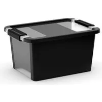 PROREGAL SuperSparSet 10x Mehrzweck Aufbewahrungsbehälter STORAGE 11L Schwarz - Praktische und stabile Aufbewahrungsbox aus robustem Kunststoff. Ideal zum Organisieren und Transportieren. Stapelbar mit seitlichen Griffen für einfachen Transport. Perfekt für Zuhause oder im Büro.