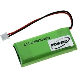 Powery Akku für Hunde-Ferntrainer-Sender Dogtra ARC 800 Staubsauger-Akku 500 mAh (7.4 V) schwarz