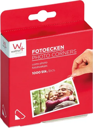 Walther Fotoecken transparent 15mm 1000 Stück