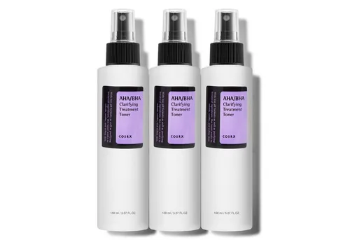 COSRX AHA/BHA Clarifying Treatment Toner 150ml – Koreanisches Gesichtswasser für klare Haut - Der COSRX AHA/BHA Clarifying Treatment Toner (150ml) sorgt für eine sanfte Reinigung und verfeinert das Hautbild. Ideal zur Unterstützung der Pflege bei Unreinheiten und für ein frisches, strahlendes Hautgefühl.