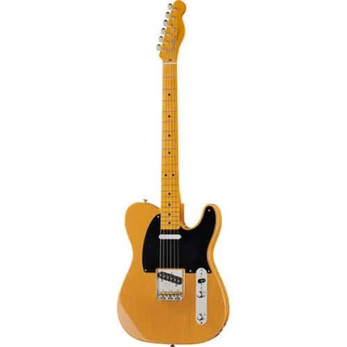 Fender AV II 51 TELE MN BTB B-Stock - B-Stock E-Gitarre in Butterscotch Blonde; authentischer Vintage-Sound mit Pure Vintage '51 Single-Coil Tonabnehmern und inkl. hochwertigem Vintage-Style Tweed Koffer.