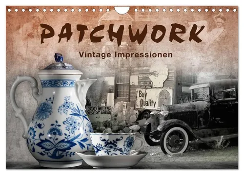 Marion Krätschmer | Patchwork - Vintage Impressionen (Wandkalender 2026 DIN...