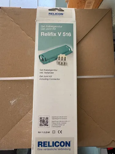 HellermannTyton Gel-Kabelgarnitur Relifix V516 GN - Anschlussklemmen & Kits, wetterfeste Gel-Kabelgarnitur für zuverlässige und langlebige Verbindungen unter schwierigen Bedingungen.