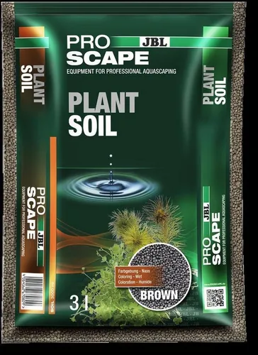 JBL ProScape PlantSoil 67080 - Bodengrund Braun für Aquascaping, optimal für vitales Pflanzenwachstum und tropische Wasserwerte, 3 l
