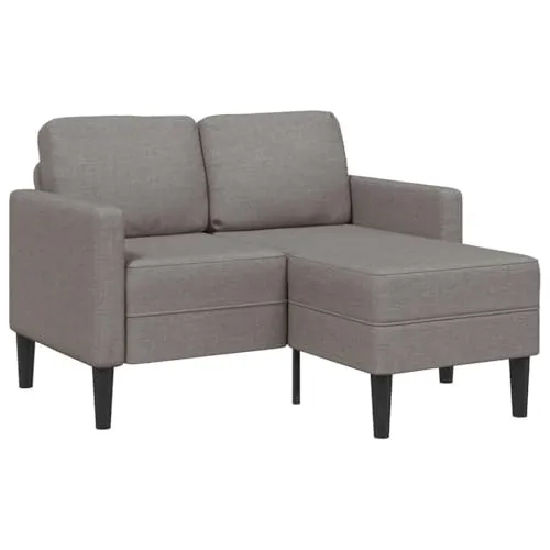 vidaXL 2-Sitzer-Sofa mit Chaiselongue L-Form von vidaXL