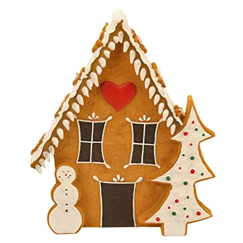 OF Lebkuchenmann, Lebkuchenhaus Figur als Deko - Weihnachtsdeko, Weihnachten Dekoration, Set - Outdoor geeignet (Lebkuchenhaus)