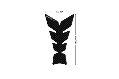 Puig 8432C Soft Tankpotektor  passend für APRILIA RSV1000 R MILLE Carbon look