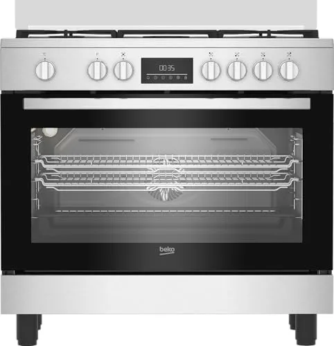 Beko BGM11226EX Freistehender Herd mit Gaskochfeld
