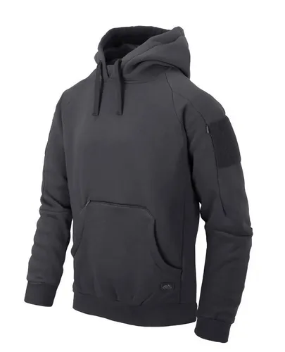 Helikon-Tex Urban Tactical Hoodie Lite Kangaroo, GRAU, Small - Robuster Hoodie aus elastischem Baumwollmix. Mit verstellbarer Kapuze, klassischen Känguru-Fronttaschen und praktischen versteckten Fächern. Ideal für vielseitige Einsätze, leicht und bequem.