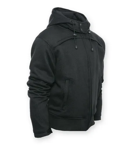 Bores Motorradjacke Safety 4 Schwarz 3XL - Robuste Motorradjacke aus 100% Baumwolle in Größe 3XL, ideal für den täglichen Einsatz und optimalen Tragekomfort.