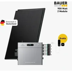 Balkonkraftwerk 900 Watt Komplettset mit Zendure SolarFlow 2400 Pro - Effizientes Balkonkraftwerk mit bifazialen Solarmodulen (900 W) und leistungsstarkem Stromspeicher. Ideal für umweltbewusste Energiegewinnung mit 2,4 kWh Speicherkapazität und integriertem Wechselrichter.
