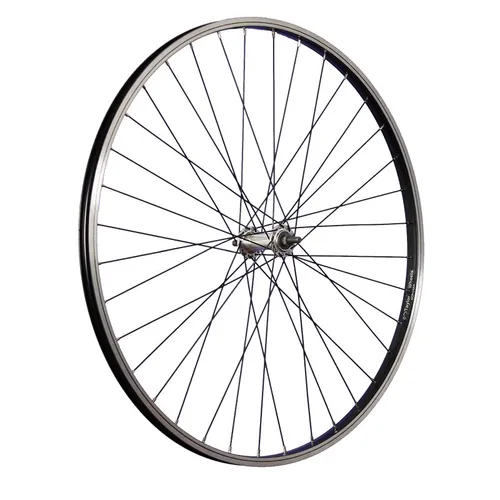 Laufrad 28 Zoll Vorderrad Edelstahlspeichen Aluminium Fahrrad Felge 700c schwarz