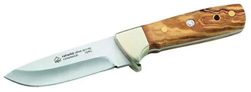 Puma IP Messer Jagdmesser rehwild Olive, Oliveholzschalen, grau, M, 1010332210