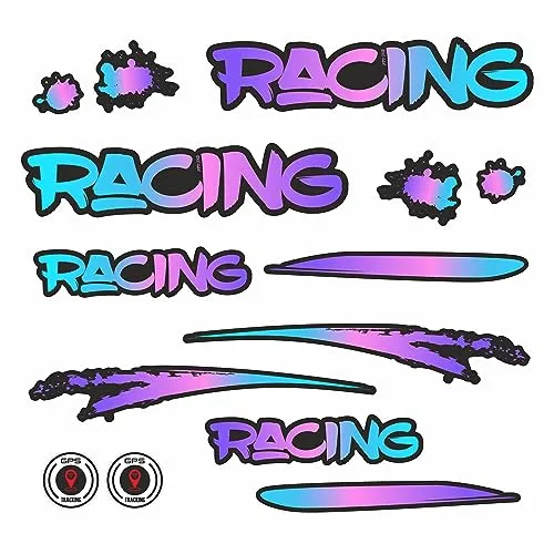 Produktbild BIKE-label Fahrrad Aufkleber 14-teiliges Sticker Set E-Bike Roller Racing Urban Schriftzug X400064