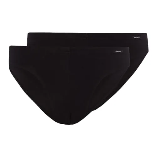 Skiny Herren Brasil Slip Set, 2 Stück - Herren-Slips aus weicher Baumwolle mit Elasthan, ideal für perfekten Sitz und hohen Tragekomfort im Doppelpack.
