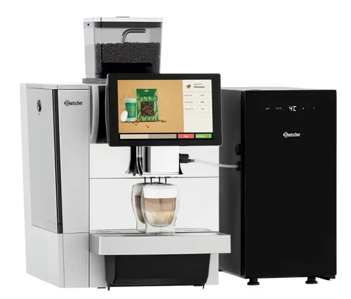 Bartscher Kaffeevollautomat KV1 Deluxe + Milchkühlschrank KV8 - 190033 + 190085