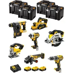 DeWALT Kit DWK700T mit DCD796, DCH273, DCG405 und mehr