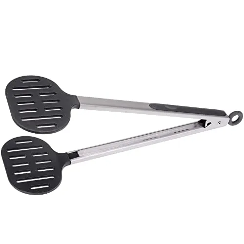 GRÄWE Patty Zange, Edelstahl, mit Silikonaufsatz, Grillzange