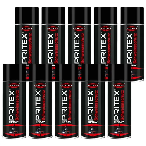 Schweißschutz Spray 10x400 ml Trennspray Silikonfrei Schweißspray