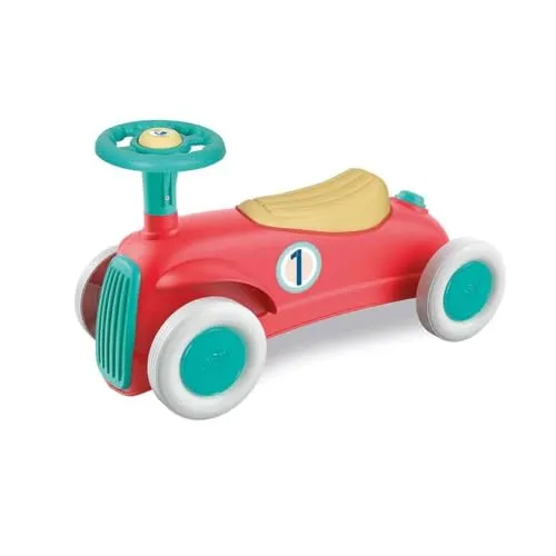 Clementoni Baby 17308 - Mein erstes Auto - Rutschfahrzeug - Kinderfahrzeuge mit flexibler Gestaltung, ideal als Geschenk für die Kleinen, um die Motorik und das Gleichgewicht zu fördern.