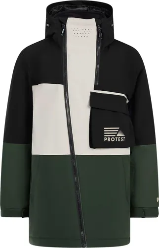 Protest Kid's Prttrax Snowjacket 164 schwarz - Wasserdichte und winddichte Skijacke für Kinder in Größe 164. Mit Daumenschlaufen und Belüftungsreißverschluss ideal für Ski und Snowboard. Perfekt für Abenteuer am Berg!