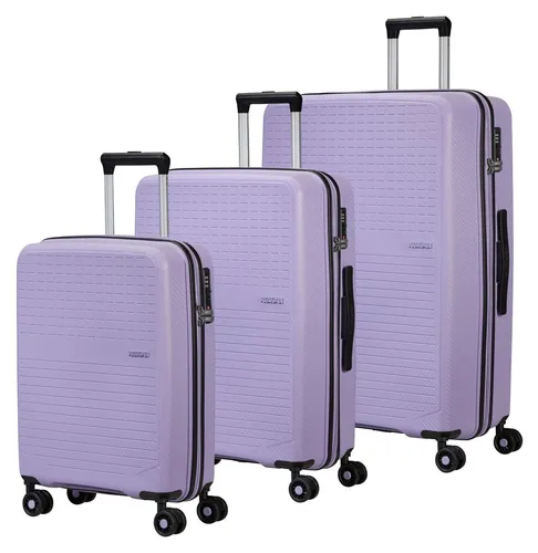 American Tourister Trolley Summer Hit 3 PC Set A Digital Lavender Flieder 76cm