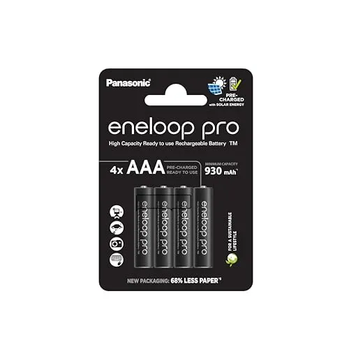 eneloop pro AAA/Micro NI-MH Akku 4er-Pack in schwarz von eneloop