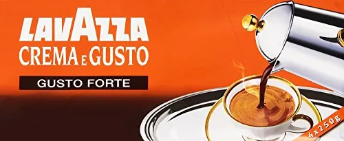 LAVAZZA CREMA E GUSTO FORTE caffè 4 x 250g gemahlen