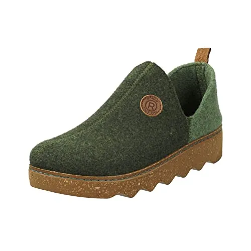 Rohde Damen, Frauen, Hausschuhe,Wechselfußbett,verbandschuhe,therapieschuhe,Klett-Hausschuhe,Cactus,37 EU / 4 UK, Foggia-D