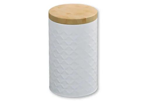 KESPER Vorratsdose Ø 11 cm Metall Weiß 38245