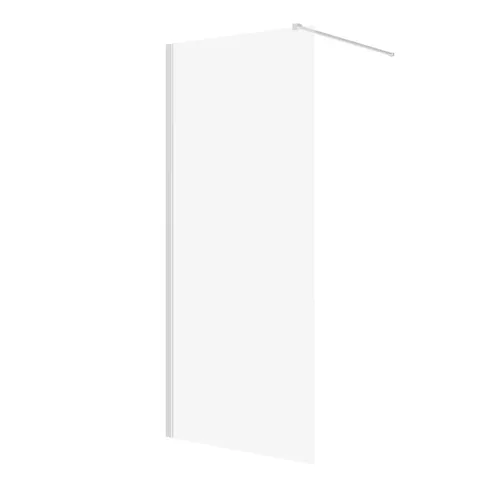 Walk-In Dusche KETIL 80x195 cm – Duschabtrennung aus 8 mm Sicherheitsglas - Moderne Walk-In Dusche mit gehärtetem 8 mm Glas. Resistent gegen Bakterien und einfach zu reinigen. Ideal für jedes Badezimmer, sorgt für einen eleganten Look.