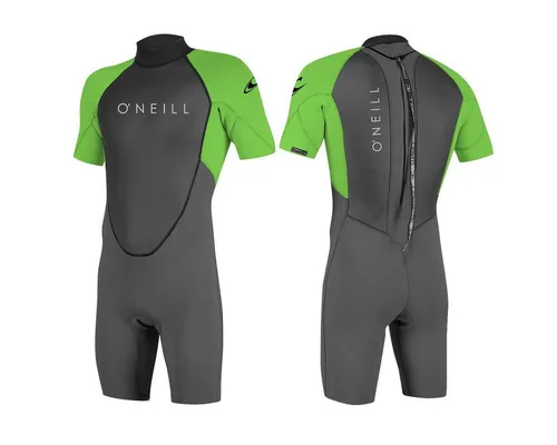 O'Neill Neoprenanzug Youth Reactor-2 Shorty 12 (147-155) - Hochwertiger Neoprenanzug für junge Wassersportler, bietet optimale Bewegungsfreiheit und Komfort bei jedem Abenteuer.