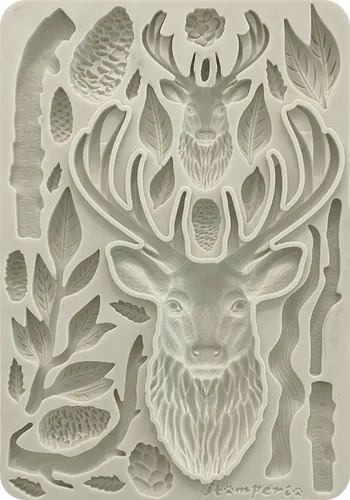 Stamperia Silikonform A5 The Owl's House Deer 27 Motive