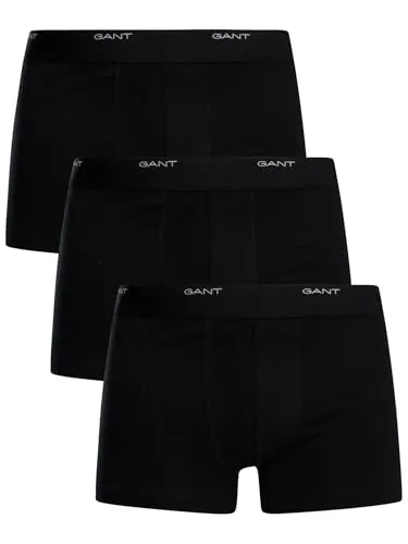 Gant Boxer 3er-Pack Core-Unterhosen Schwarz, EU XL von GANT