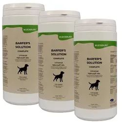 Lecker.Pet® Barfer's Solution Complete Nährstoff Mix für Hunde - Tiergesundheit - Ideale Ergänzung für eine ausgewogene BARF-Ernährung, die wichtige Nährstoffe liefert und Haut sowie Fell fördert.