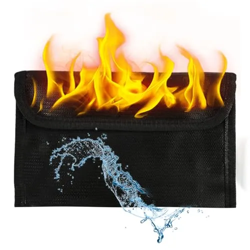Feuerfeste Geldtasche Klein 20x12 cm – Wasserdicht & Sicher