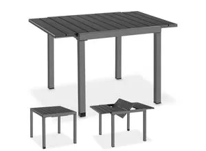 tectake Gartentisch (1-St) - Robuster Gartentisch für entspannte Stunden im Freien, ideal für Gartenpartys oder gemütliche Abendessen.