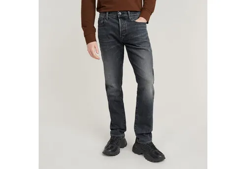 G-STAR Herren 3301 Slim Jeans - Blau (Antic Sand Blast) - Slim Fit 5-Taschen Jeans mit schmalem Schnitt, inspiriert von der klassischen Western-Arbeiterhose. Strapazierfähig und mit einzigartigem G-Star RAW Label für einen originellen Look.
