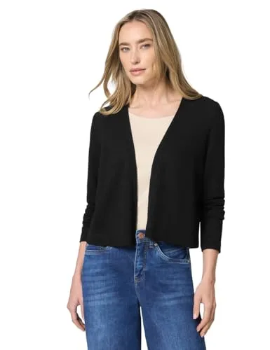 Street One Damen Langarm Jacke im Strick-Look von Street One